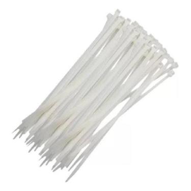 Imagem de Abraçadeira Nylon Branca 100x2,5 100 Unidades Branco - starfer