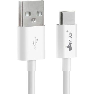 Imagem de Cabo USB 2.0 A para Tipo-C 1m branco App-tech pt 1 un
