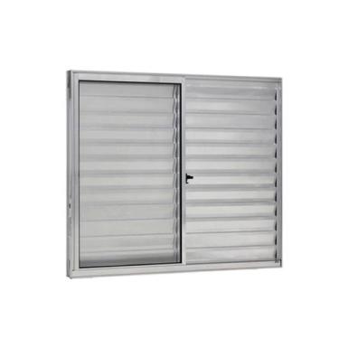 Imagem de Janela Veneziana 3 Folhas 1,20x1,50 Alumínio Brilhante S/g - Allo esqu