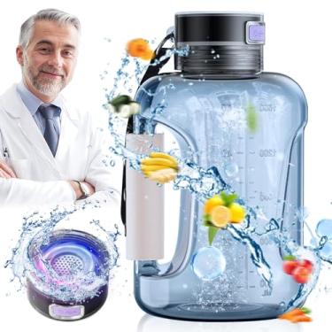 Imagem de Simtect Grande Gerador De Garrafa Água Hidrogênio 50 Oz./1,5L, Alta Capacidade, Portátil, Máquina Geradora Ionizadora Para Melhorar A Saúde Com Tecnologia Spe/Pem Hydrohealth