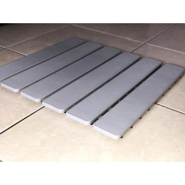 Imagem de Tapete estrado antiderrapanet para box banheiro - STM Plastic,  Cinza