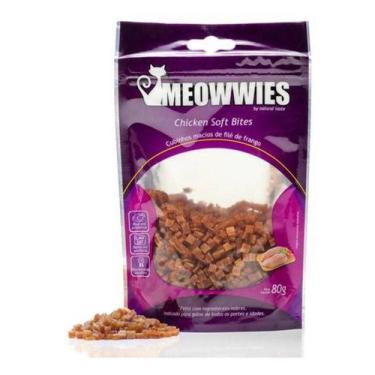 Imagem de Petiscos Meowwies Gatos Natural Chicken Soft Bites