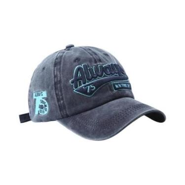 Imagem de Boné de Beisebol Unissex Vintage - Algodão Lavado, Bordado e Estilo Sn