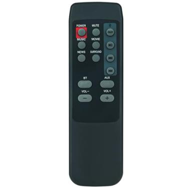 Imagem de Controle remoto de substituição Commander compatível com Nakamichi NK1B 90-Watt 29 polegadas 2.0 canais Soundbar sistema de alto-falante soundbar