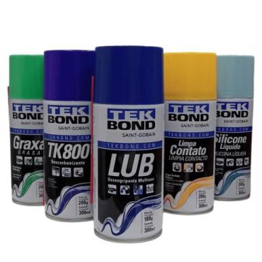 Imagem de Kit 5 Unidades Tekbond Descarbonizante Desengripante 1500ml - Altese C
