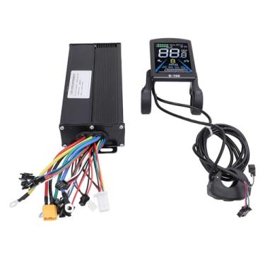 Imagem de ZAWELIYO Kit de Conversão Bicicleta Elétrica 40A Onda Seno Controlador S-100 Painel LCD para Modificações Scooter Bicicleta Elétrica