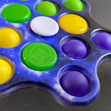 Imagem de Hand Spinner Pop It Led Luminoso Tiktok Sensorial Azul