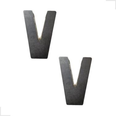 Imagem de Kit 2 Rolete Borracha Apoio V Para Carreta Reboque Jet Ski - VABADUS