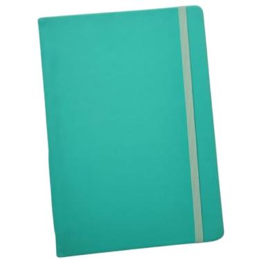 Imagem de Caderno de Estilo 14x20 com Ou sem Fio/Linha Pontilhada(SEM PAUTA,VERDE AGUA)