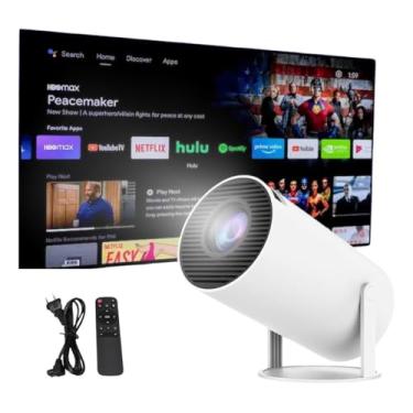 Imagem de Mini Projetor Portatil Wifi 5g Bluetooth Android 4K 1080 Full HD Smart Tv HY300
