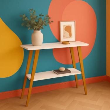 Imagem de Aparador p/ Sala Compacto com Estilo Retrô Decorativo - Ravilar