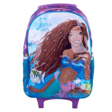 Imagem de Mochilete Escolar Pequena  Sereia Ariel Xeryus