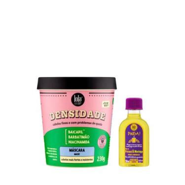 Imagem de Kit Lola Densidade Masc 230ml + Pinga! Óleo Pataúa e Moringa 50ml - Lo