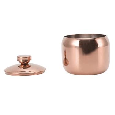 Imagem de WALFRONT Recipiente de Tempero de Aço Inoxidável, Jarra de Especiarias para Sal e Pimenta Com Tampa, Organizador de Condimentos à Prova de Poeira, Perfeito para Cozinha Em Casa, Acampamento e (Rose