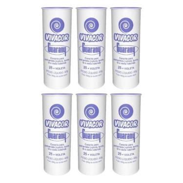 Imagem de Tinta Para Tecido Corante Roupas Vivacor Guarany 6U Violeta