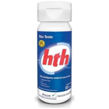 Imagem de Fita teste ph cloro e alcalinidade hth para piscinas