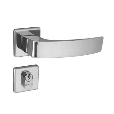 Imagem de Aliança fechadura quadratta 4201 externa cr*  - alianca