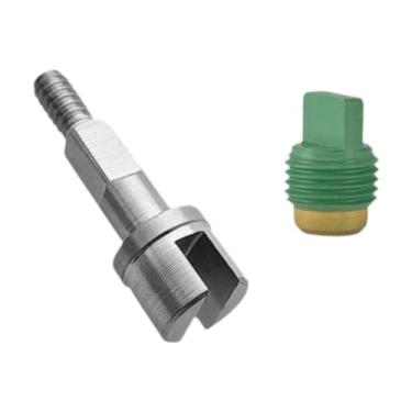 Imagem de Pegciuho Válvula de cilindro de mergulho Válvula de tanque de mergulho Assento externo Subaquático Fácil instalação Peças Suprimentos Montagem Reparo