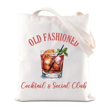 Imagem de ENSIANTH Old Fashioned Cocktail Social Club - Sacola para amantes de álcool Bebidas de verão - Bachelorette-Bebida-Margarita Cocktail, Bolsa moderna