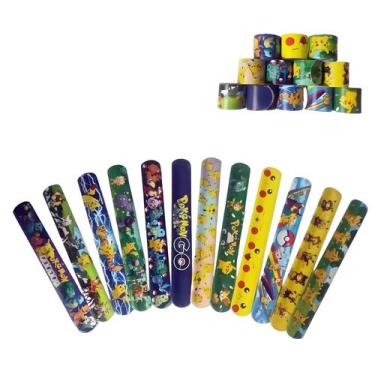 Imagem de Pulseira Pokémon Pikachu Infantil, Pulseira De Anime, Boneca, Personag