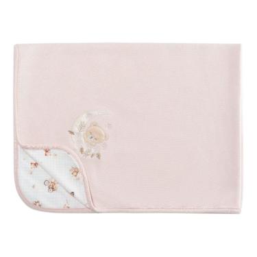 Imagem de Manta De Suedine Bebê New Baby Menina Rosa Pêssego - Hug