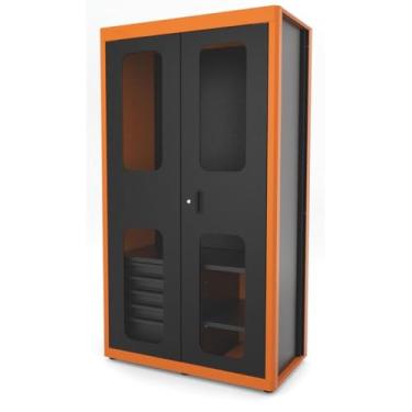 Imagem de Armario para ferramentas 2 portas com visores e 5 gavetas Tramontina PRO