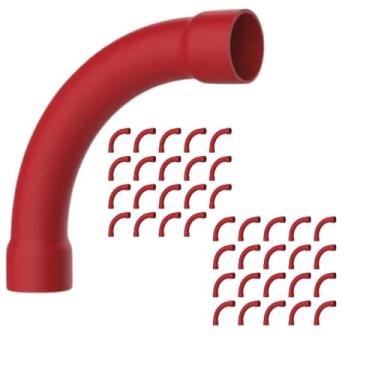 Imagem de KIT 40Un Curva 1pol C/Bolsa P/Condulete 90° PVC Antichamas (Vermelho)