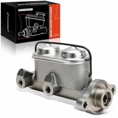 Imagem de A-Premium Cilindro mestre de freio com reservatório e tampa compatível com Chevrolet, GMC, Oldsmobile, Pontiac, Buick Vehicles - Malibu, Camaro, Chevelle, Corvair, El Camino, Monte Carlo, Sprint