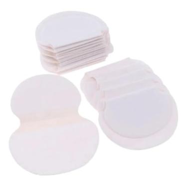 Imagem de Almofadas absorventes para o suor nas axilas descartáveis, algodão premium nas axilas Protetor de suor nas axilas Almofadas nas axilas para mulheres dos homens (20pcs)