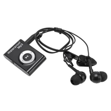 Imagem de Serounder MP3 Player à Prova D'água, Classificação à Prova D'água IPX8 Com Memória de 8 GB para Surf de Mergulho, Suporta Vários Formatos, Inclui Fones de Ouvido (BLACK)