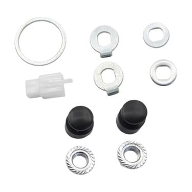 Imagem de Fenteer Kit de porcas para motor de cubo de bicicleta elétrica, ferramentas DIY, acessórios de componentes fáceis de usar, parafusos para motor de cubo, peças, M12