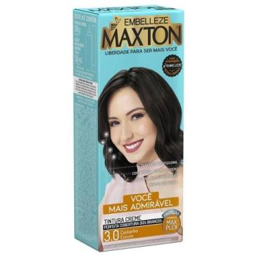 Imagem de Tintura Maxton Kit Prático 3.0, Castanho Escuro