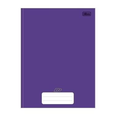 Imagem de Caderno Universitário Brochura D+ Tilibra Roxo com 96 Folhas Pautadas 