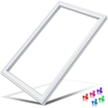 Imagem de Gaxeta de porta de geladeira atualizada 241872513 compatível com gaxeta de porta de geladeira Frigidaire 72,4 cm x 106,7 cm 240514608 240542118 241872506 Junta de porta de freezer para junta de porta