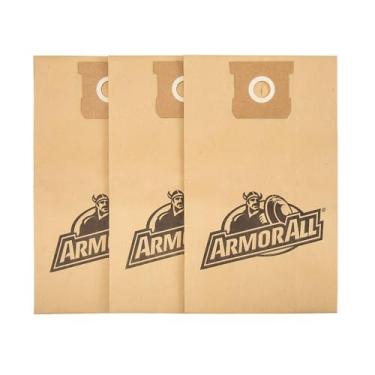 Imagem de Armor All, AADBS Sacos de pó para aspirador de pó molhado/seco de 2,5 galões, pacote com 3