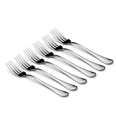 Imagem de Kit 6 Garfos Aço Inox Talher Mesa Cozinha Buffet Restaurante