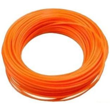 Imagem de Fio Nylon Roçadeira Quadrado Cortador Grama 20 Metros 2,7Mm