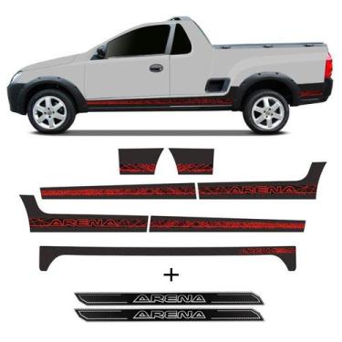 Imagem de Kit Faixa Vermelha Montana Arena 2010 + Soleira Protetora - SPORTINOX,