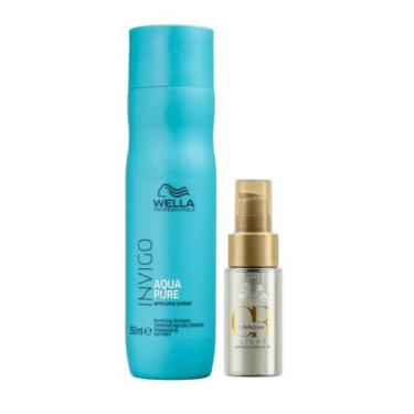 Imagem de Wella Acqua Pure Sh 250ml + Oleo Light 30ml - Wella profissional