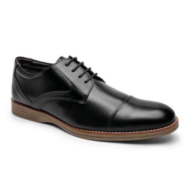 Imagem de Sapato Masculino Casual Derby Oxford Militar de Amarrar Moderno Estilo