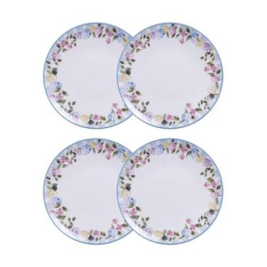 Imagem de Conjunto 4 Pratos Rasos 25 cm Porcelana Aura Tramontina