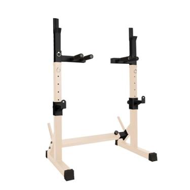 Imagem de Gresspro Suporte Para Barra Com Fixação De Agachamento - Ajustável Multifuncional, Halteres Alta Resistência, Estação Treinamento Força, Equipamento Ginástica Doméstica Carga Máxima 258 Kg