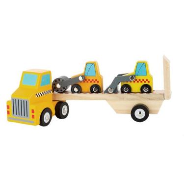 Imagem de Toy Chest Nyc, brinquedos de carro de madeira para crianças pequenas, 