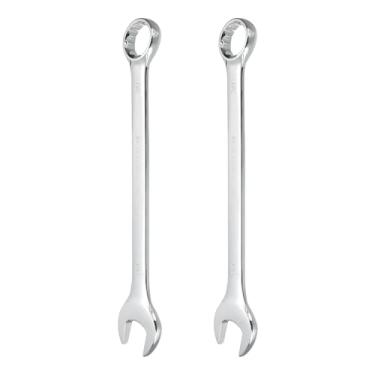 Imagem de HARFINGTON 2 peças chave de combinação de 30 mm caixa métrica de 12 pontos e chave inglesa de extremidade dupla CR-V de extremidade aberta para reparo de máquinas de móveis de tubos automotivos, faça