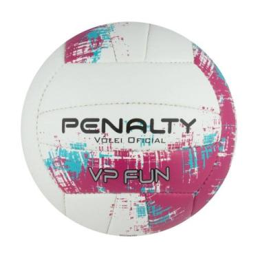 Imagem de Bola de Vôlei Penalty VP Fun XXI, Branco, Rosa, Único