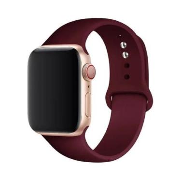 Imagem de Pulseira De Silicone Esportiva De 49mm 44mm 45mm 40mm 41 42mm 46mm Par