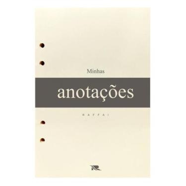 Imagem de Refil para Agenda Minhas Anotações Raffai - Raffai Couros