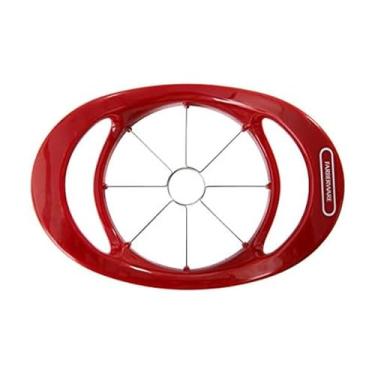 Imagem de Farberware Cortador de maçã profissional de plástico com lâminas de aço inoxidável, vermelho