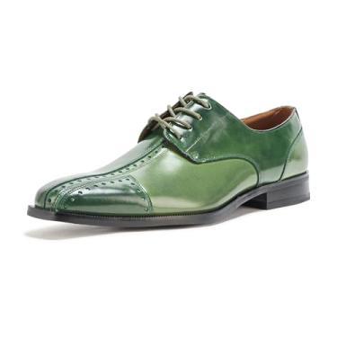 Imagem de Stacy Adams Sapato Oxford masculino Palmento, Verde multi, 46