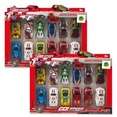 Imagem de Kit 24 Carrinhos Carro De Brinquedo Miniatura 99 Toys Menino